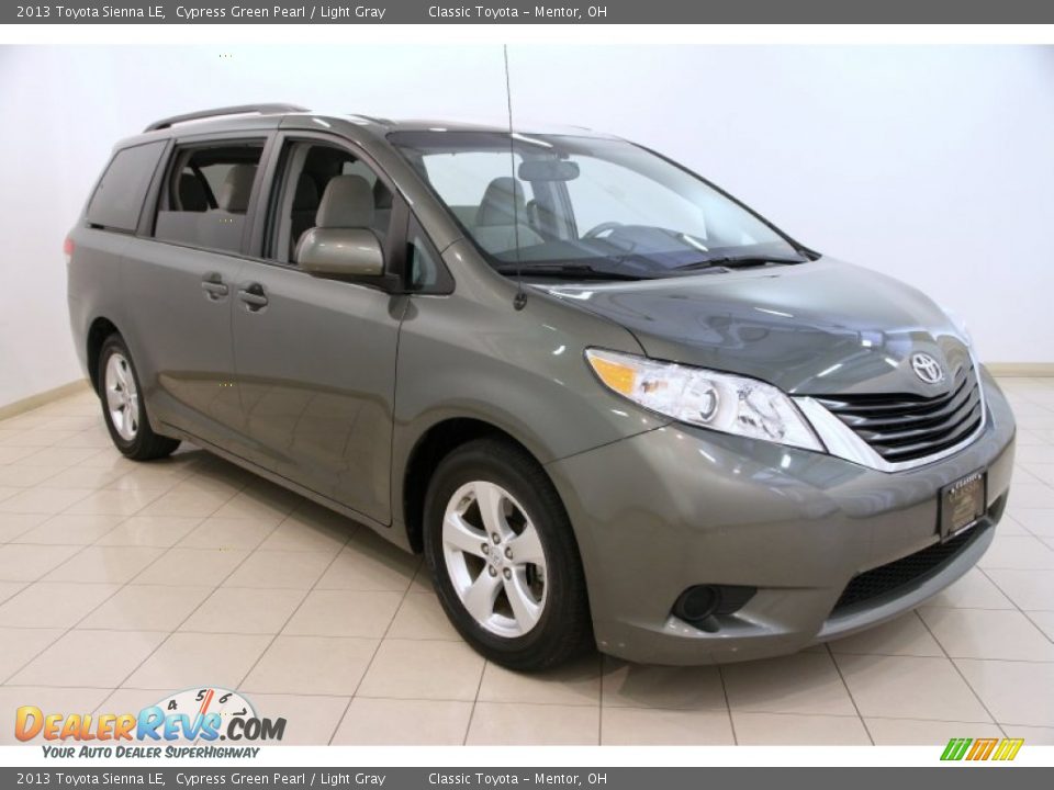 2013 Toyota Sienna LE Cypress Green Pearl / Light Gray Photo #1