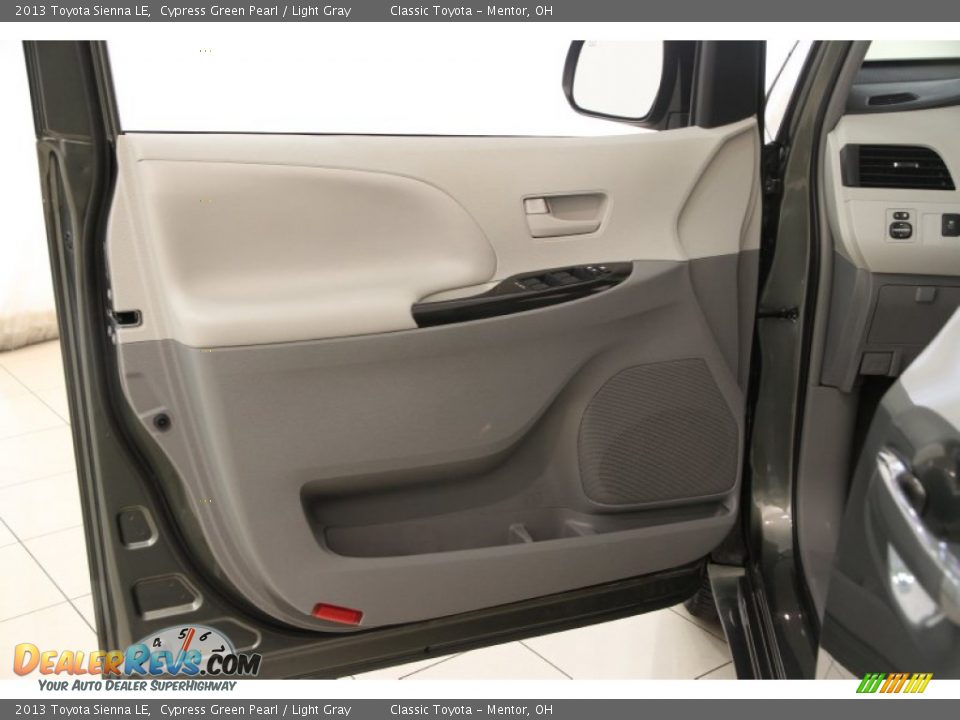Door Panel of 2013 Toyota Sienna LE Photo #4