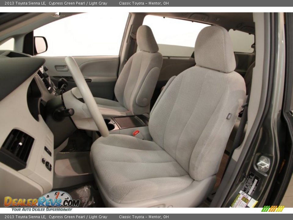 Front Seat of 2013 Toyota Sienna LE Photo #7