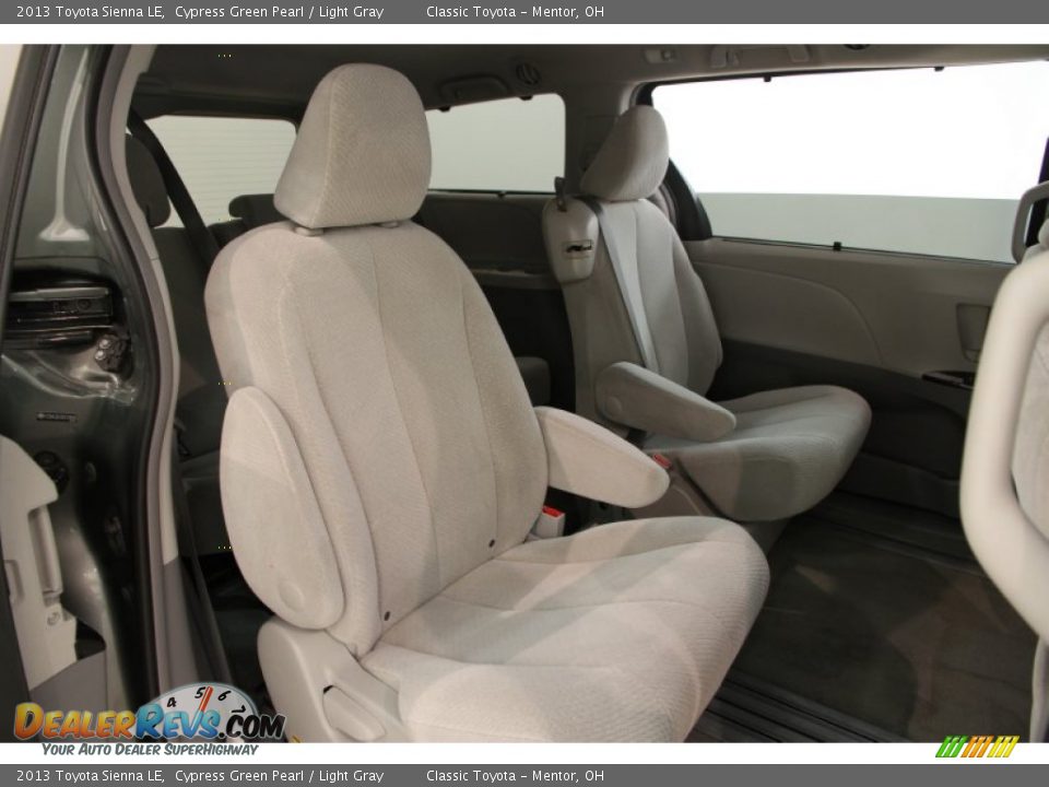 Rear Seat of 2013 Toyota Sienna LE Photo #16