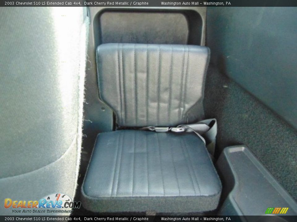 2003 Chevrolet S10 LS Extended Cab 4x4 Dark Cherry Red Metallic / Graphite Photo #13