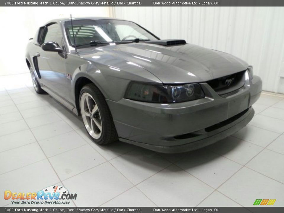 2003 Ford Mustang Mach 1 Coupe Dark Shadow Grey Metallic / Dark Charcoal Photo #1