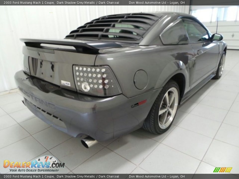 2003 Ford Mustang Mach 1 Coupe Dark Shadow Grey Metallic / Dark Charcoal Photo #7