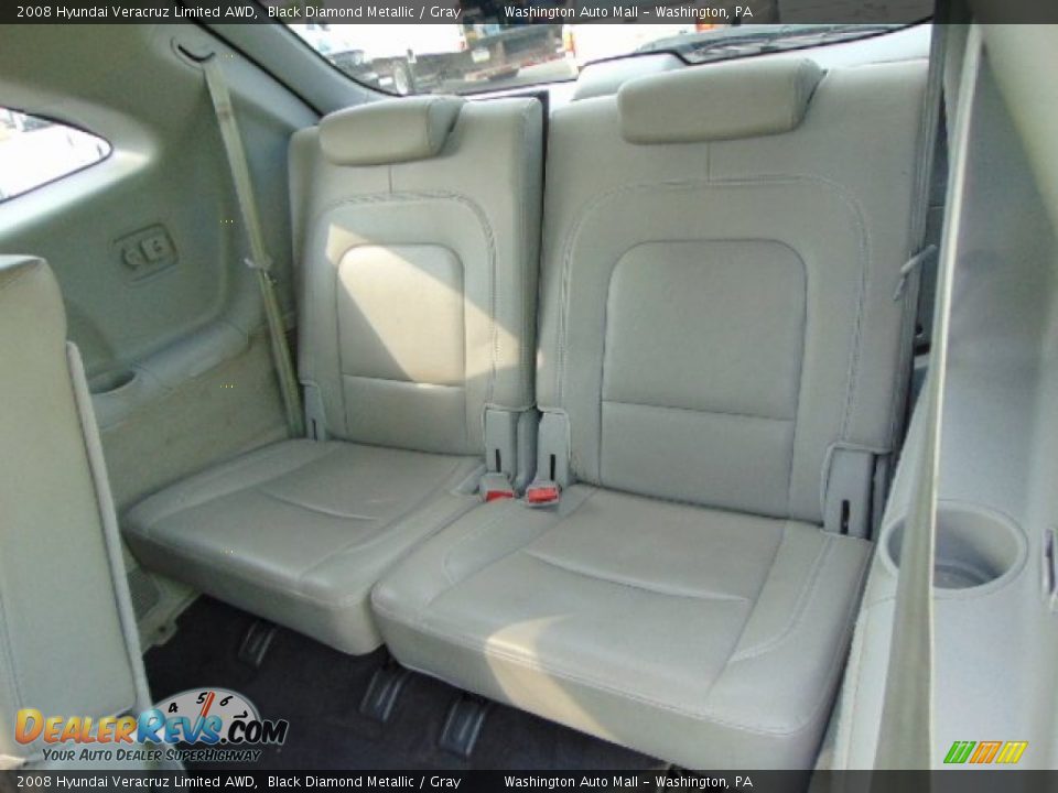 2008 Hyundai Veracruz Limited AWD Black Diamond Metallic / Gray Photo #16