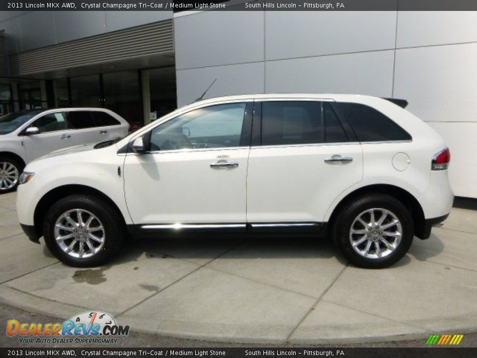 2013 Lincoln MKX AWD Crystal Champagne Tri-Coat / Medium Light Stone Photo #2