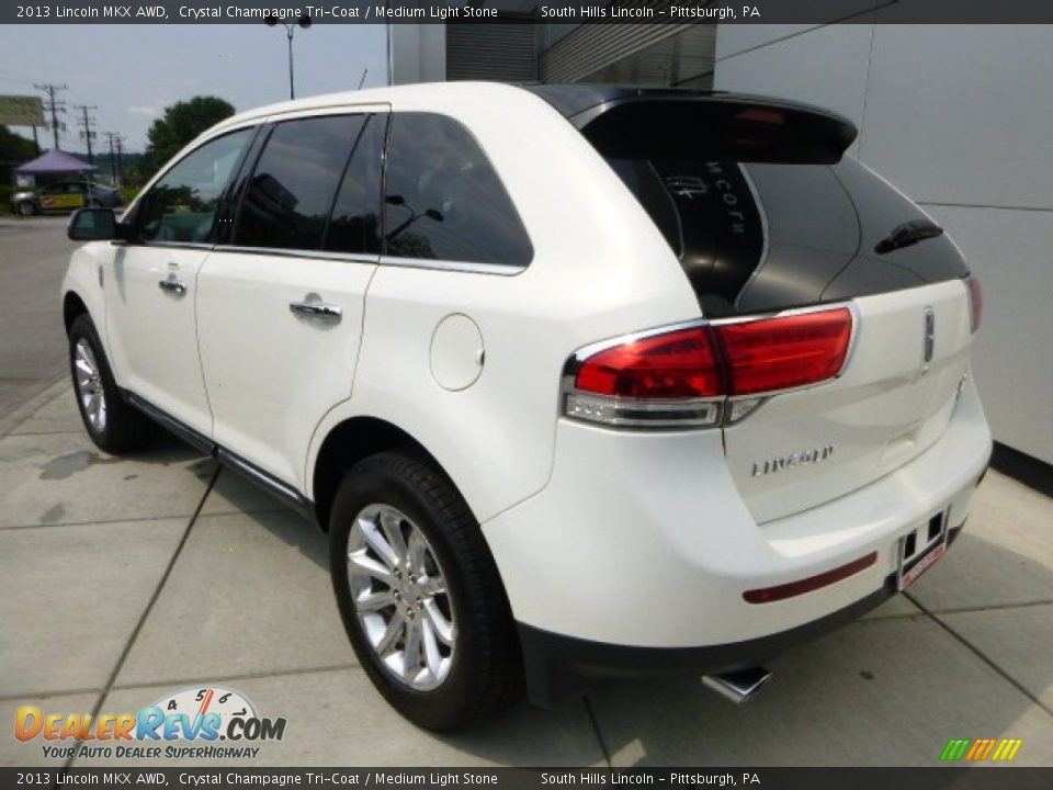 2013 Lincoln MKX AWD Crystal Champagne Tri-Coat / Medium Light Stone Photo #3