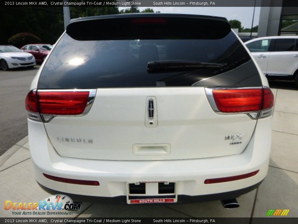 2013 Lincoln MKX AWD Crystal Champagne Tri-Coat / Medium Light Stone Photo #4