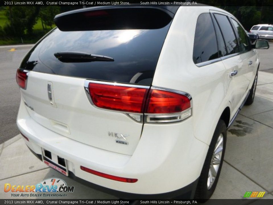 2013 Lincoln MKX AWD Crystal Champagne Tri-Coat / Medium Light Stone Photo #5