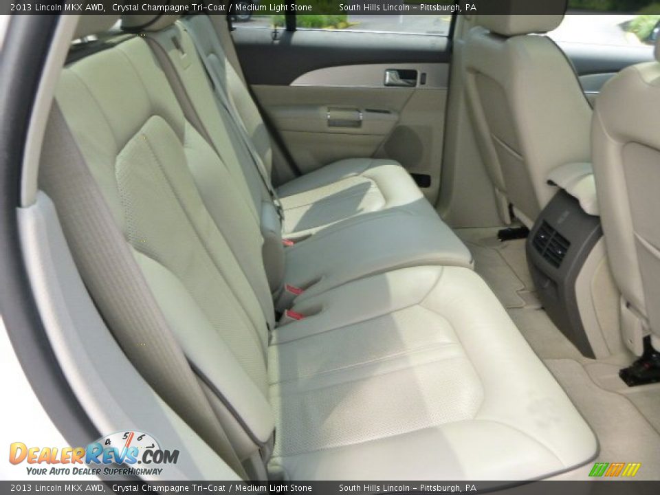 2013 Lincoln MKX AWD Crystal Champagne Tri-Coat / Medium Light Stone Photo #13