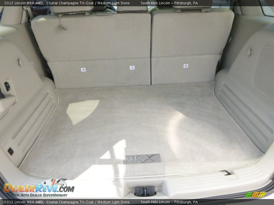 2013 Lincoln MKX AWD Crystal Champagne Tri-Coat / Medium Light Stone Photo #14
