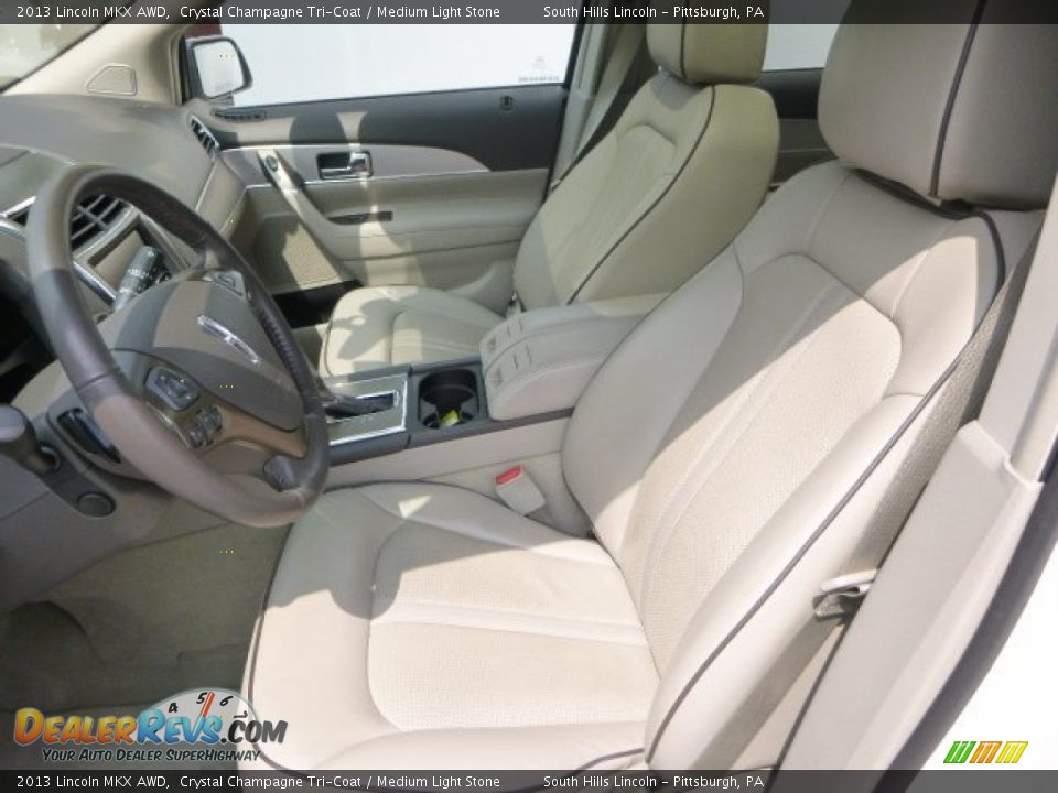2013 Lincoln MKX AWD Crystal Champagne Tri-Coat / Medium Light Stone Photo #15