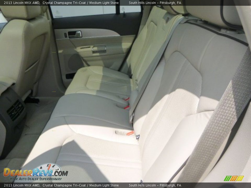 2013 Lincoln MKX AWD Crystal Champagne Tri-Coat / Medium Light Stone Photo #16