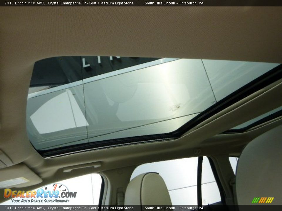 2013 Lincoln MKX AWD Crystal Champagne Tri-Coat / Medium Light Stone Photo #20