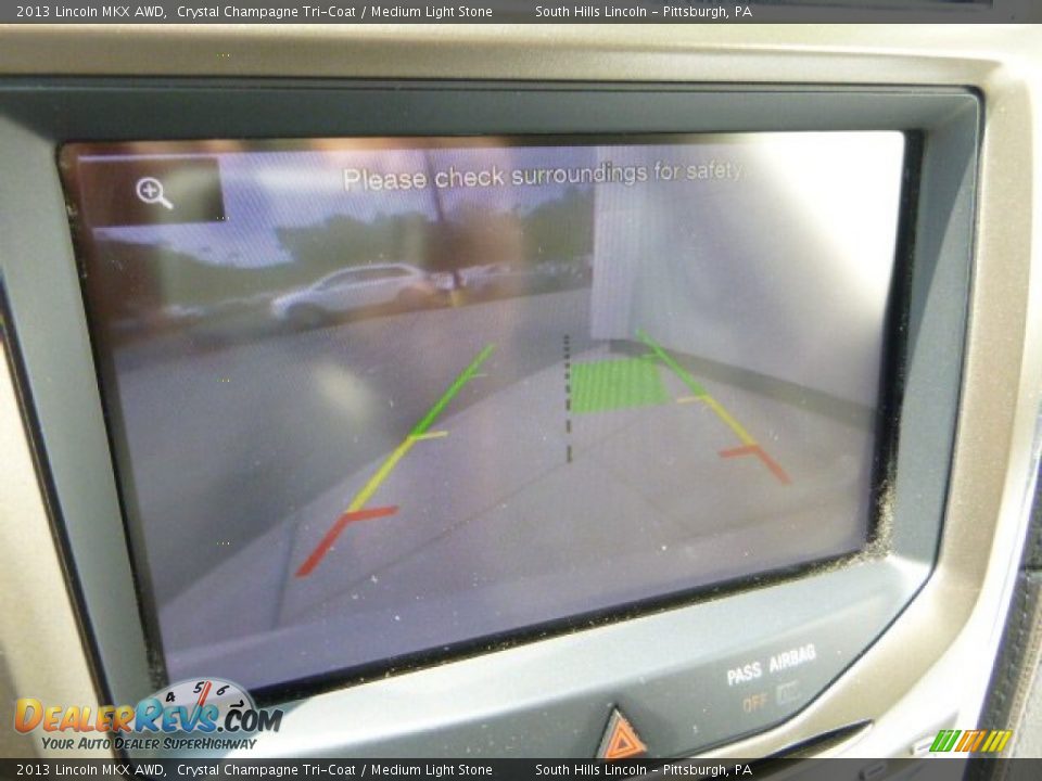 2013 Lincoln MKX AWD Crystal Champagne Tri-Coat / Medium Light Stone Photo #25