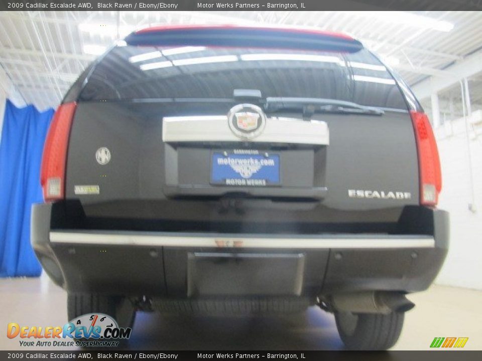 2009 Cadillac Escalade AWD Black Raven / Ebony/Ebony Photo #8