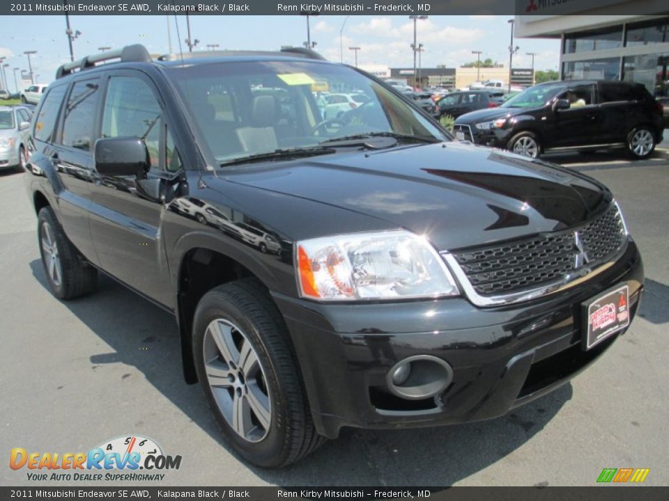 2011 Mitsubishi Endeavor SE AWD Kalapana Black / Black Photo #1