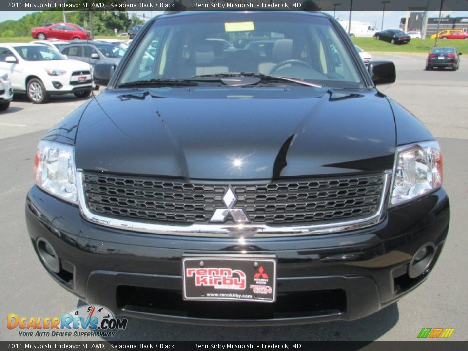 2011 Mitsubishi Endeavor SE AWD Kalapana Black / Black Photo #2