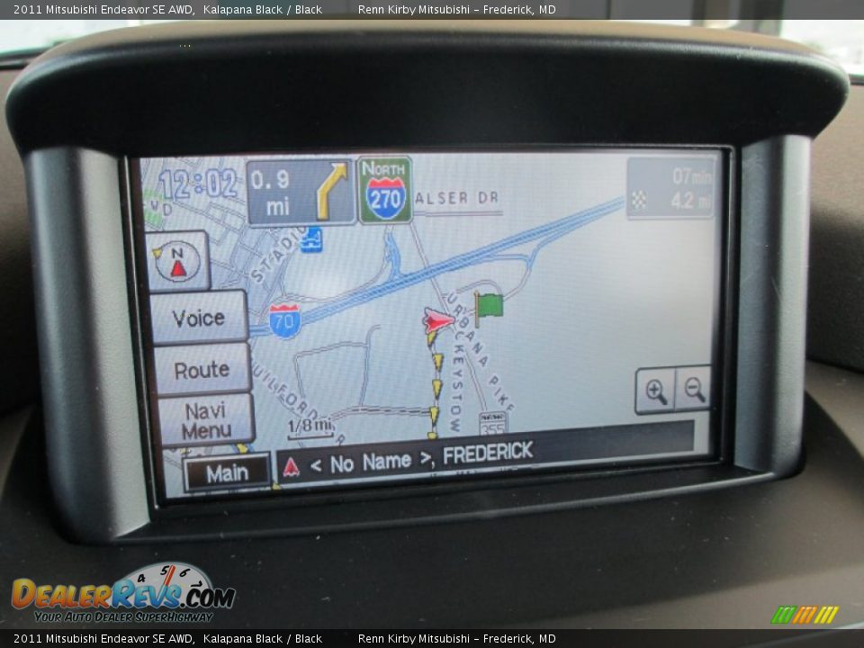 2011 Mitsubishi Endeavor SE AWD Kalapana Black / Black Photo #21