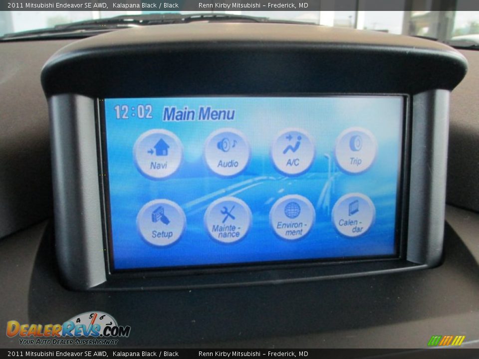 2011 Mitsubishi Endeavor SE AWD Kalapana Black / Black Photo #22