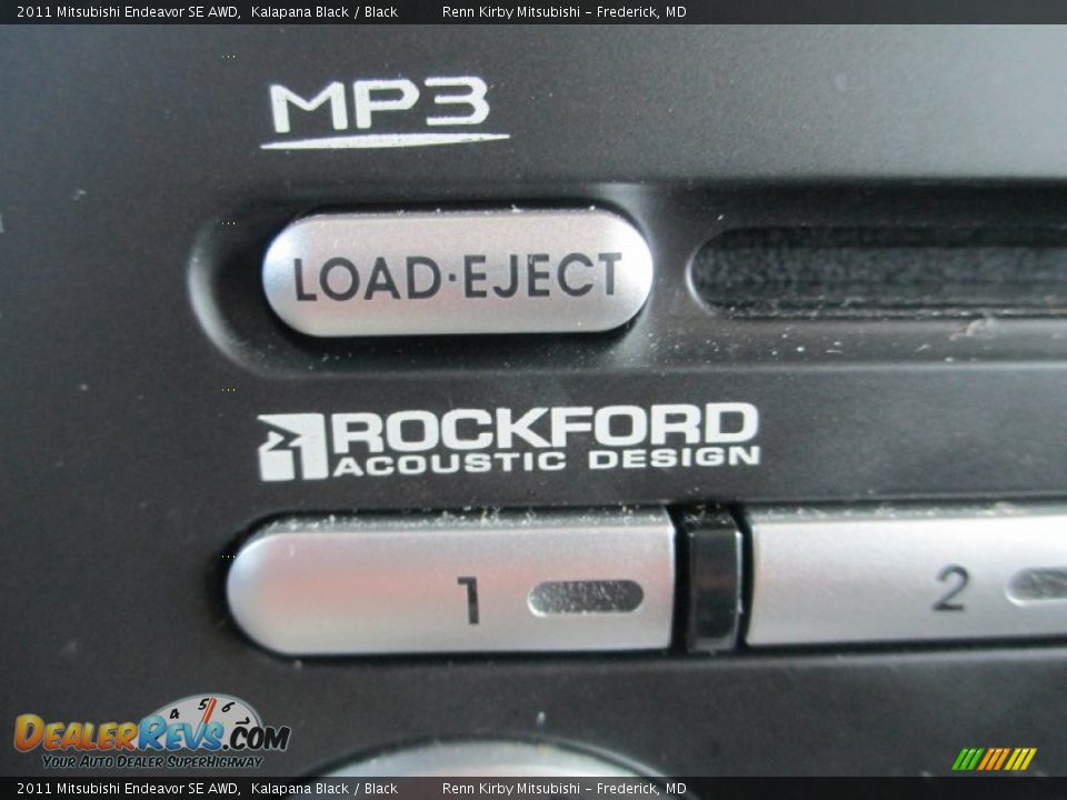 2011 Mitsubishi Endeavor SE AWD Kalapana Black / Black Photo #26