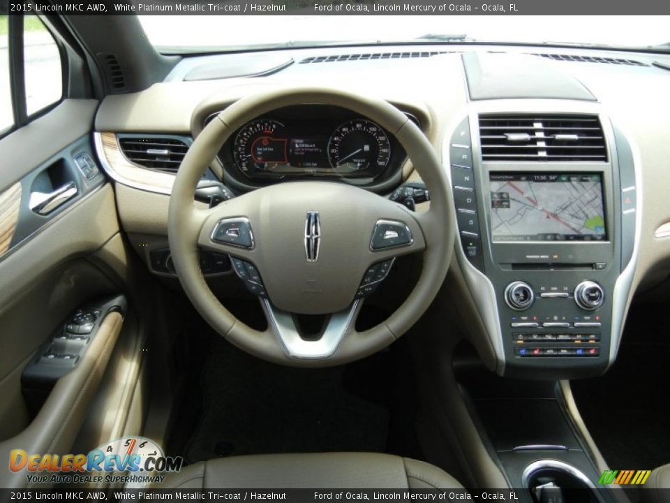 Dashboard of 2015 Lincoln MKC AWD Photo #9
