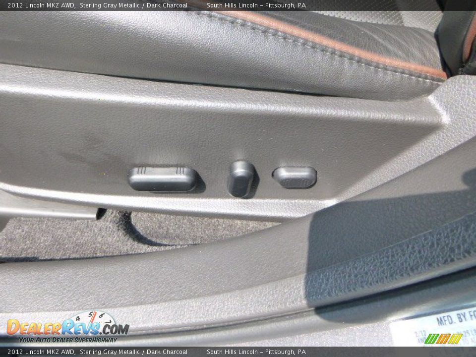 2012 Lincoln MKZ AWD Sterling Gray Metallic / Dark Charcoal Photo #19