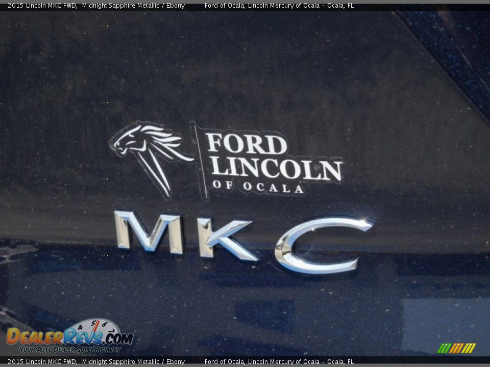 2015 Lincoln MKC FWD Midnight Sapphire Metallic / Ebony Photo #4
