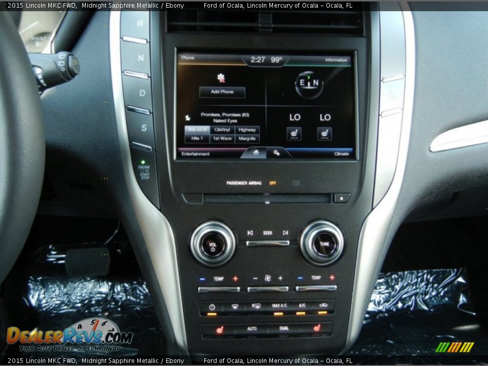 Controls of 2015 Lincoln MKC FWD Photo #10