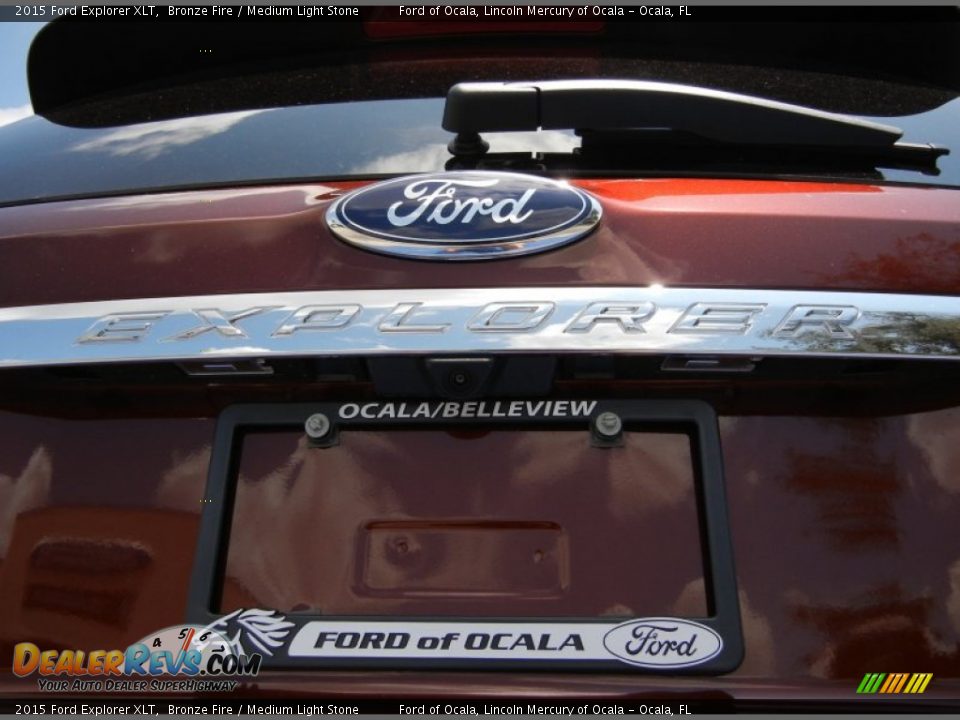 2015 Ford Explorer XLT Bronze Fire / Medium Light Stone Photo #4