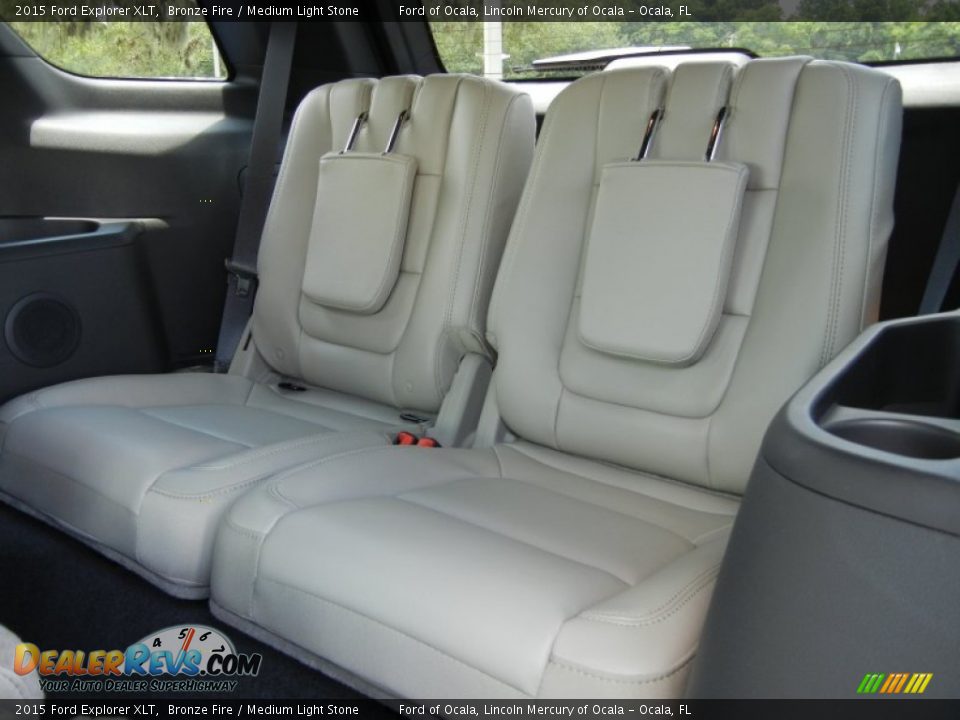 2015 Ford Explorer XLT Bronze Fire / Medium Light Stone Photo #8