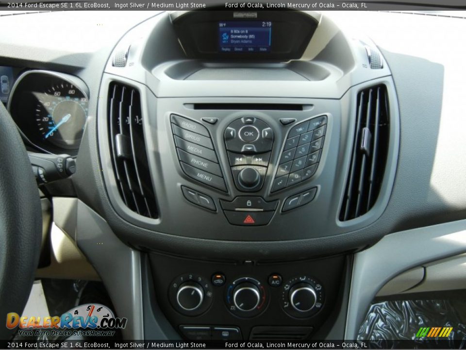 2014 Ford Escape SE 1.6L EcoBoost Ingot Silver / Medium Light Stone Photo #11