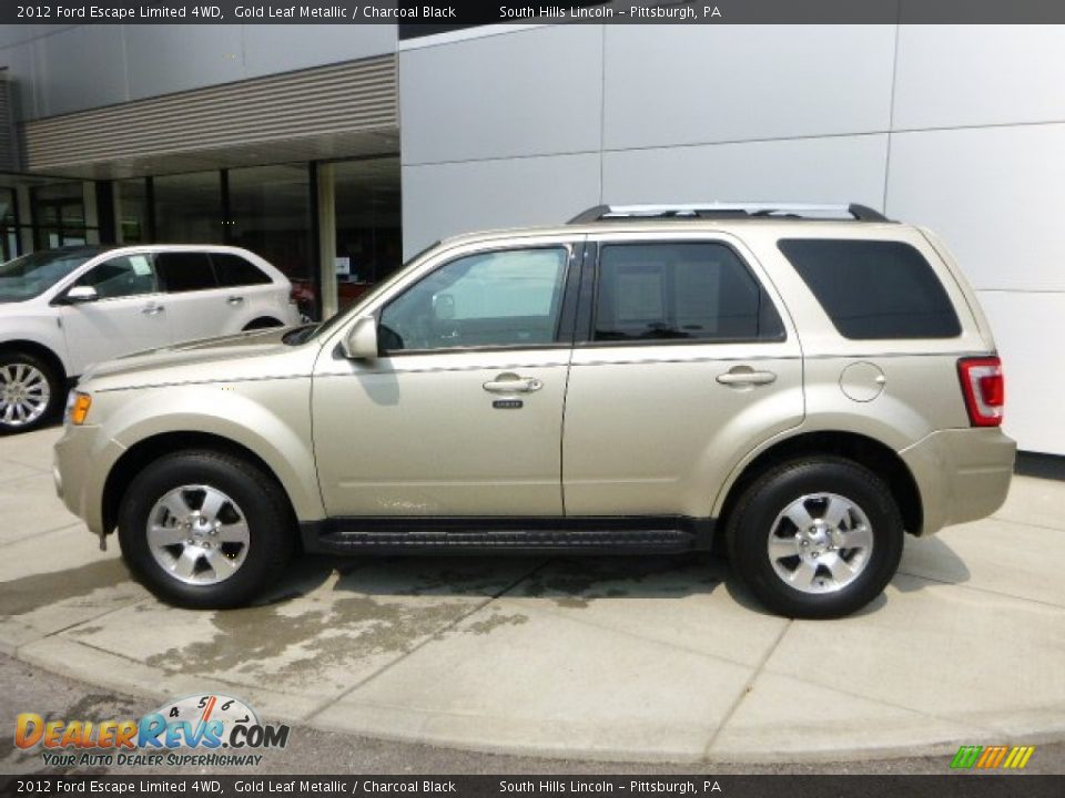 2012 Ford Escape Limited 4WD Gold Leaf Metallic / Charcoal Black Photo #2