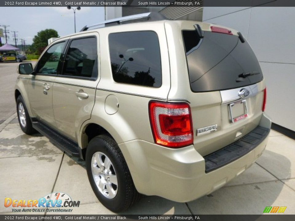 2012 Ford Escape Limited 4WD Gold Leaf Metallic / Charcoal Black Photo #3