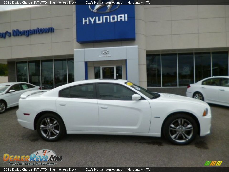 2012 Dodge Charger R/T AWD Bright White / Black Photo #8