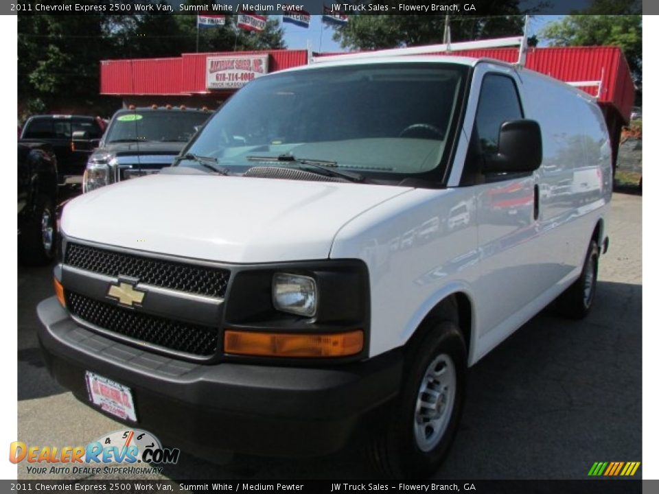 2011 Chevrolet Express 2500 Work Van Summit White / Medium Pewter Photo #2