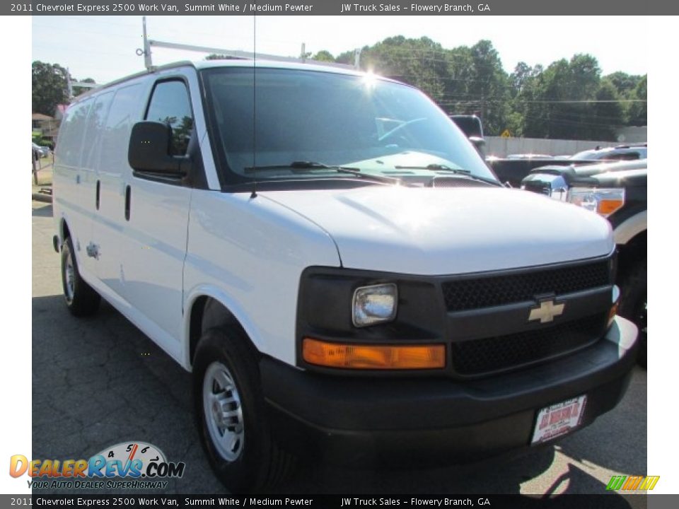 2011 Chevrolet Express 2500 Work Van Summit White / Medium Pewter Photo #6