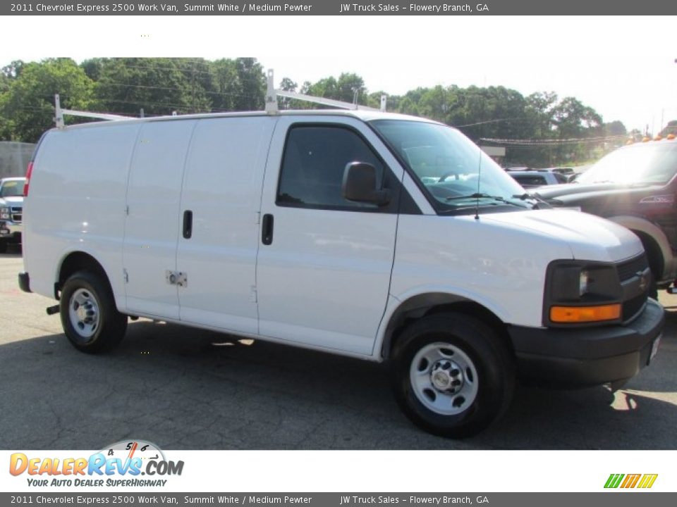 2011 Chevrolet Express 2500 Work Van Summit White / Medium Pewter Photo #7