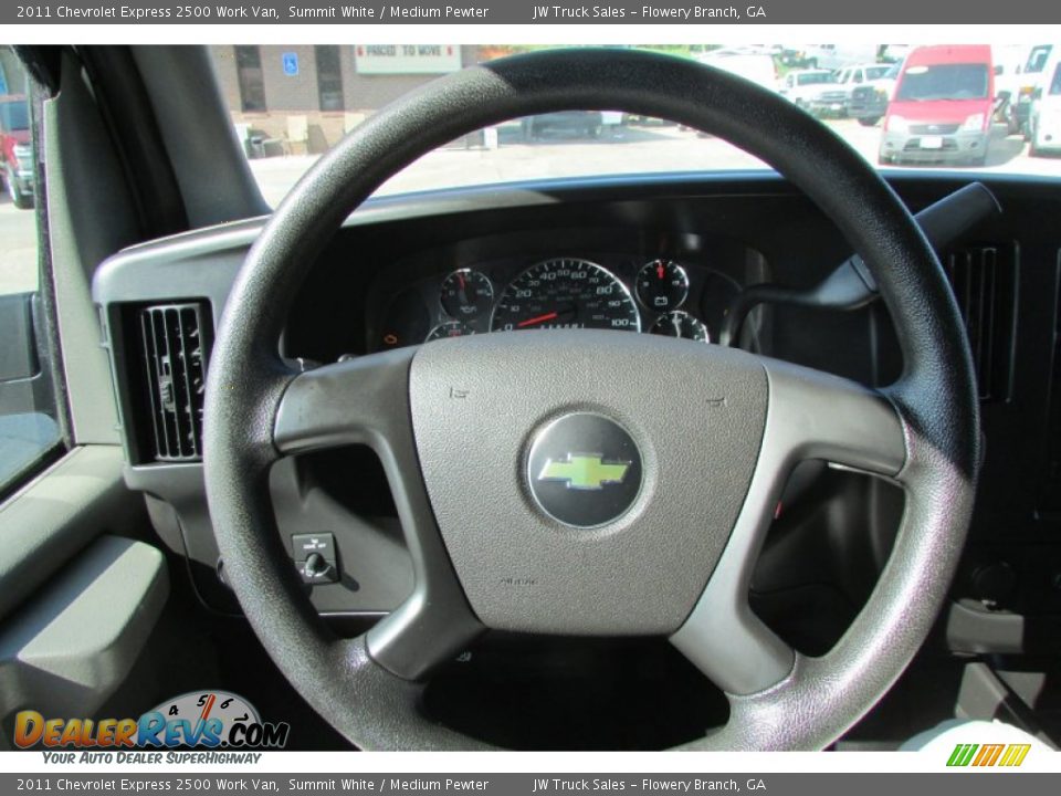 2011 Chevrolet Express 2500 Work Van Summit White / Medium Pewter Photo #36