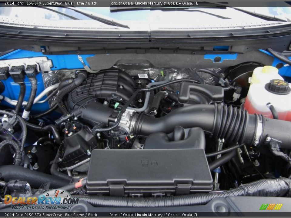 2014 Ford F150 STX SuperCrew Blue Flame / Black Photo #11
