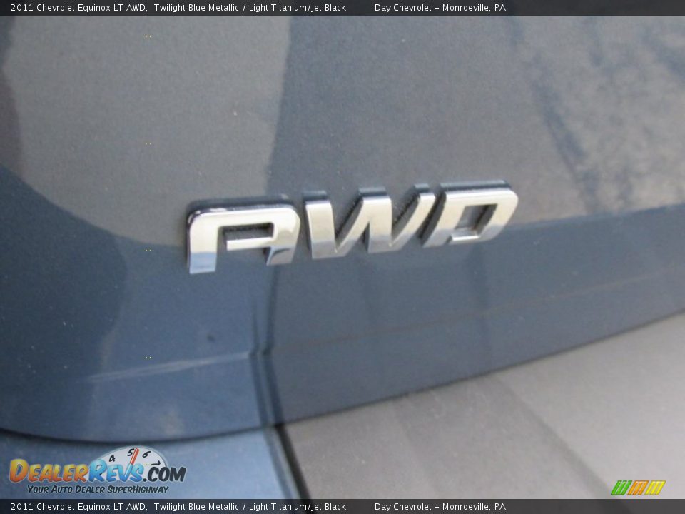2011 Chevrolet Equinox LT AWD Twilight Blue Metallic / Light Titanium/Jet Black Photo #7