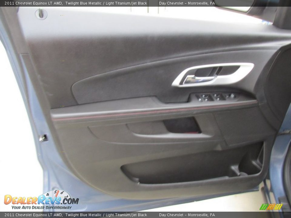 2011 Chevrolet Equinox LT AWD Twilight Blue Metallic / Light Titanium/Jet Black Photo #11