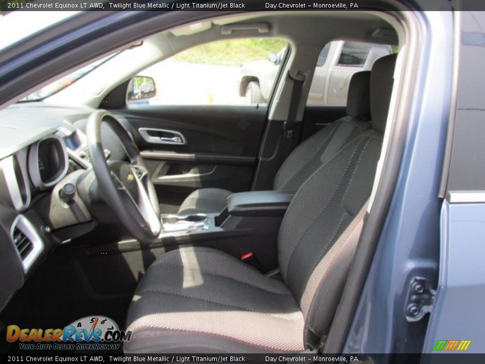 2011 Chevrolet Equinox LT AWD Twilight Blue Metallic / Light Titanium/Jet Black Photo #12