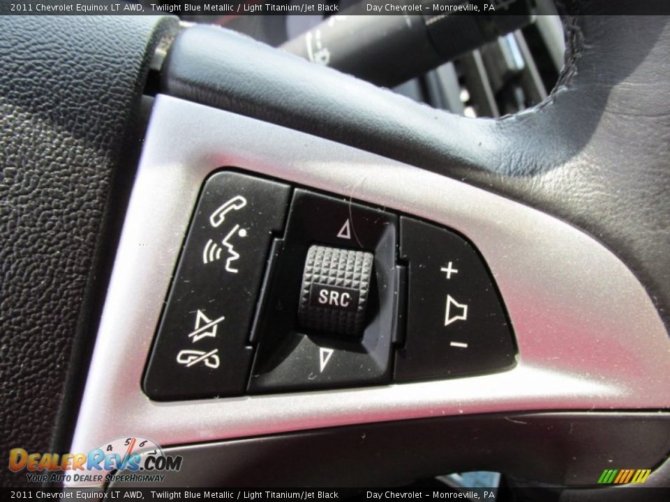 2011 Chevrolet Equinox LT AWD Twilight Blue Metallic / Light Titanium/Jet Black Photo #17