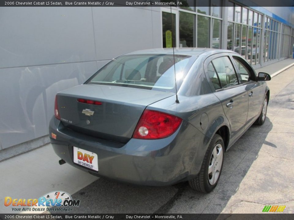 2006 Chevrolet Cobalt LS Sedan Blue Granite Metallic / Gray Photo #4