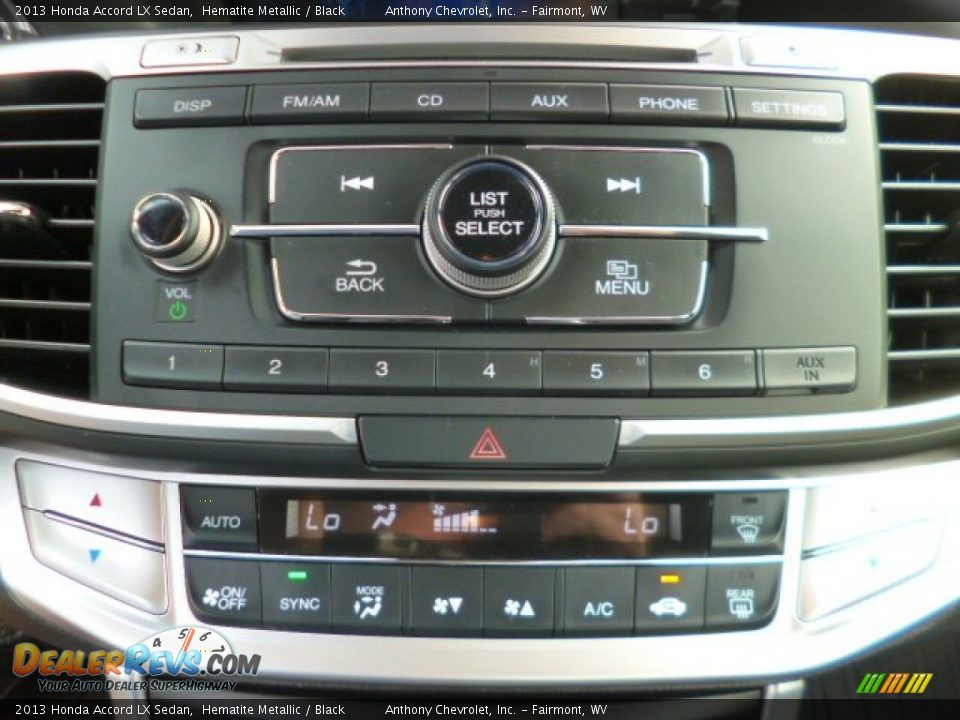 2013 Honda Accord LX Sedan Hematite Metallic / Black Photo #19