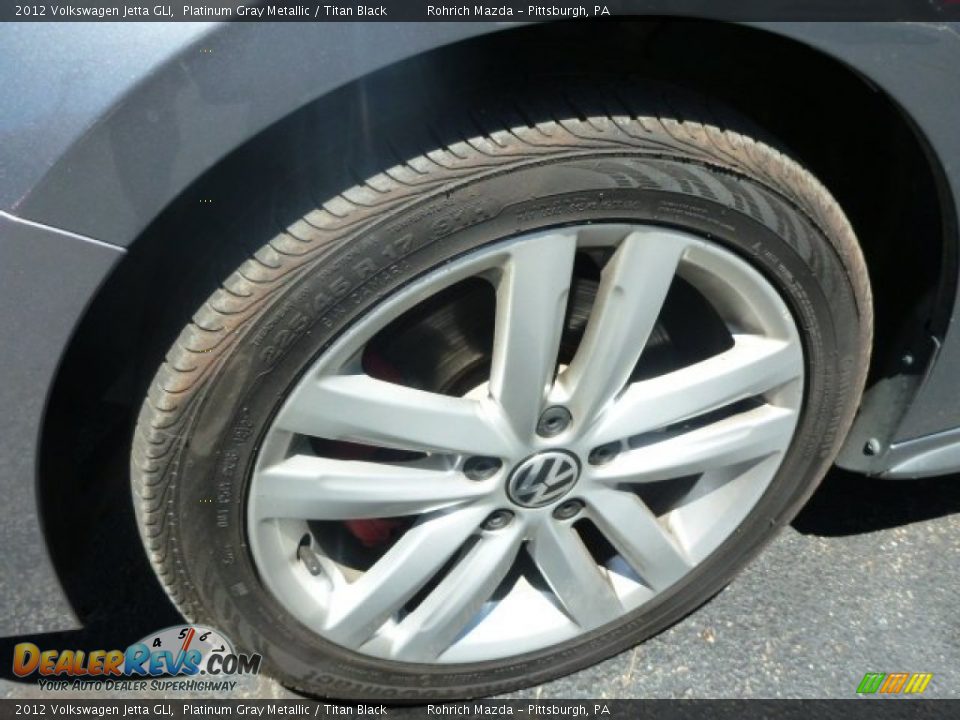 2012 Volkswagen Jetta GLI Platinum Gray Metallic / Titan Black Photo #8