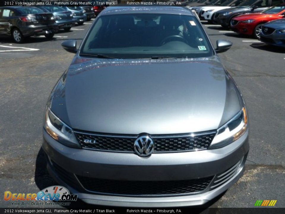 2012 Volkswagen Jetta GLI Platinum Gray Metallic / Titan Black Photo #17