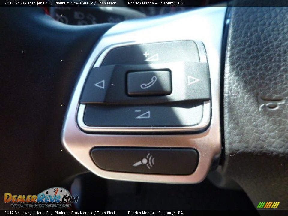 2012 Volkswagen Jetta GLI Platinum Gray Metallic / Titan Black Photo #19