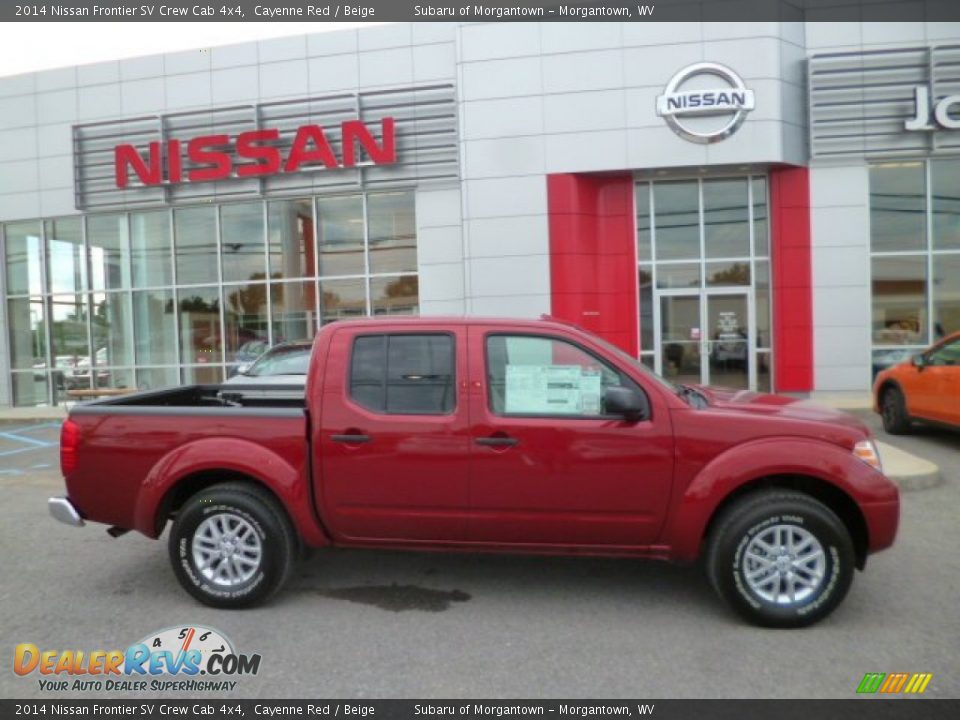 Cayenne Red 2014 Nissan Frontier SV Crew Cab 4x4 Photo #8