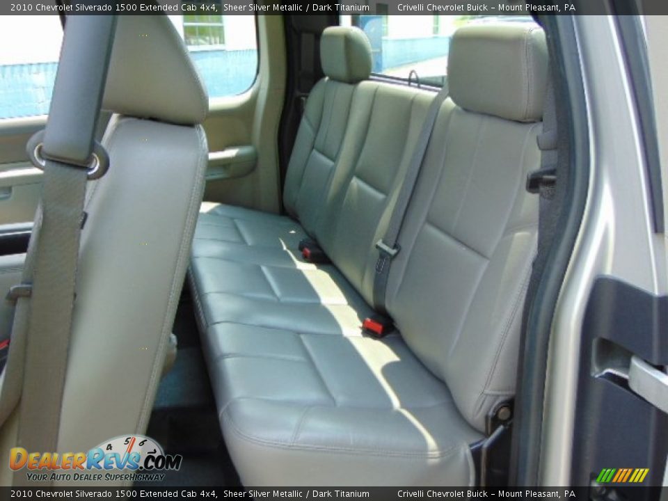 2010 Chevrolet Silverado 1500 Extended Cab 4x4 Sheer Silver Metallic / Dark Titanium Photo #17